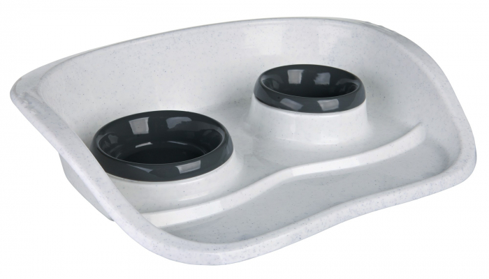 Set 2 Castroane Cu Suport, Plastic, 0.25 l/ 9 cm & 0.3 l/ 11 cm/46x11x30 cm, Diferite Culori, 24721 [2]