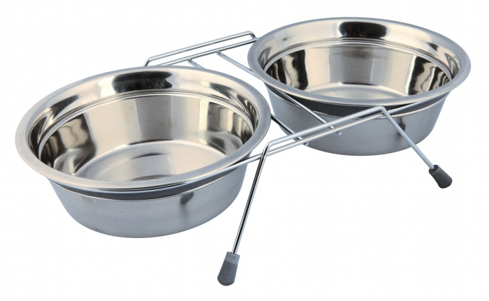 Set 2 Castroane Inox Cu Suport Metalic, 2x1.5 l/21 cm/44x10x23 cm, 25233 [2]