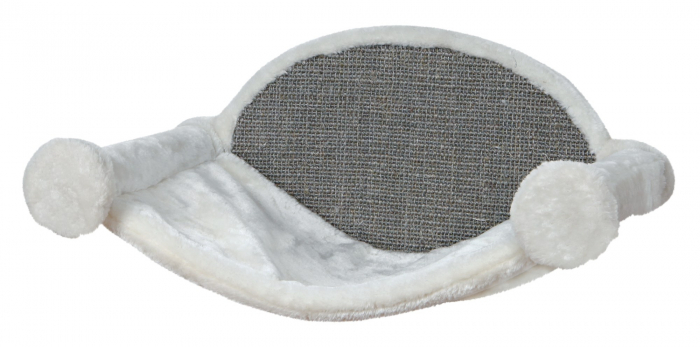 Sezlong Pentru Montare Pe Perete, 54x28x33 cm, Alb/Gri, 49920	 [2]