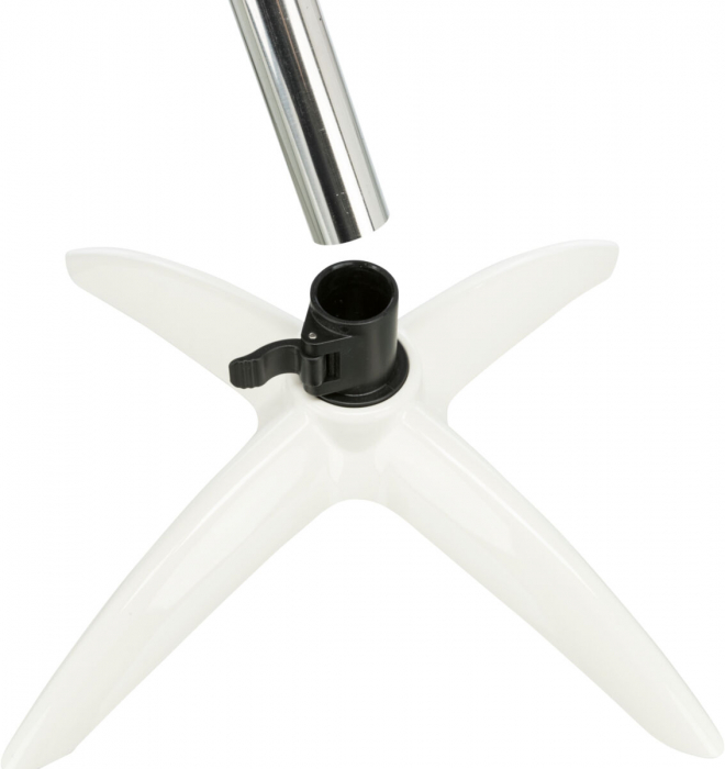 Stativ Reglabil Cu 2 Castroane Inox, 2x1.6 l/21cm, Alb, 25006 [3]