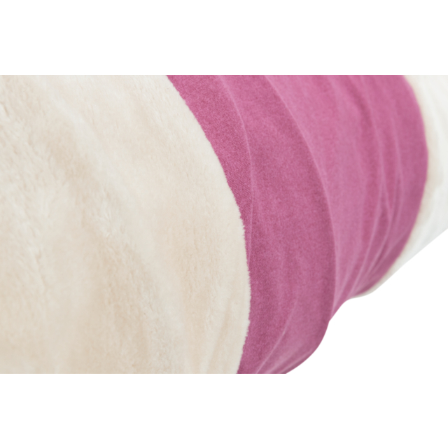 Tunel pentru Pisici, XXL,  35 x 115 cm, Bej/Fuchsia, 43008 [3]