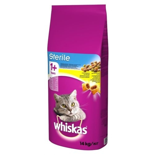Whiskas Uscat Steril, Pui, 14kg [2]