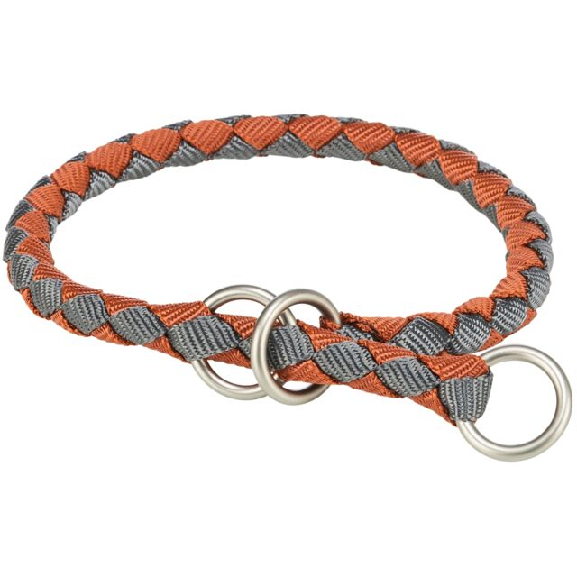 Zgarda Cavo Coarda, Semistrangulanta, S-M: 35-41 cm/ 12 mm, Ruginiu/Grafit, 143730 [1]