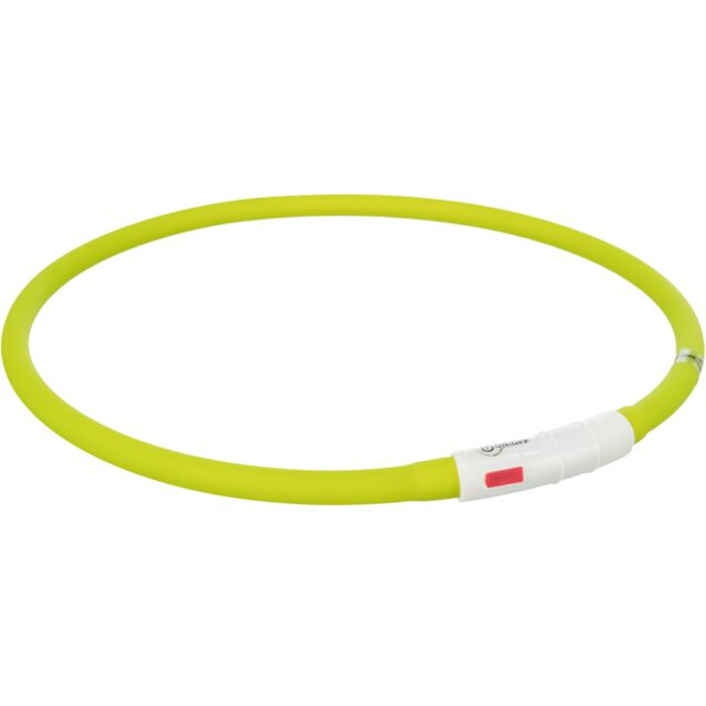 Zgarda Cu Led, Incarcare USB, XS-XL: 70 cm/10 mm, Verde, 12648 [6]