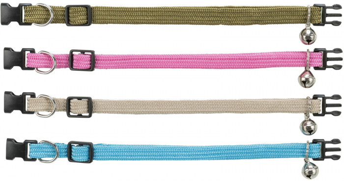 Zgarda Pentru Pisici, Elastica, Cu Clopotel, Diferite Culori, 41550 [2]