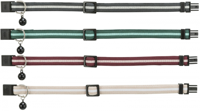 Zgarda Pentru Pisici, Elastica, Cu Clopotel, Diferite Culori, 41551 [2]