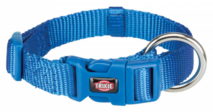 Zgarda Premium, S-M: 30-45cm/15 mm Albastru, 201502 [1]
