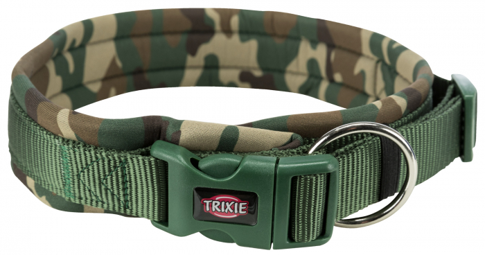 Zgarda Premium Captusita, Extra Lata, L-XL: 56-62 cm/25 mm, Camuflaj/Verde Padure, 1988623	 [2]