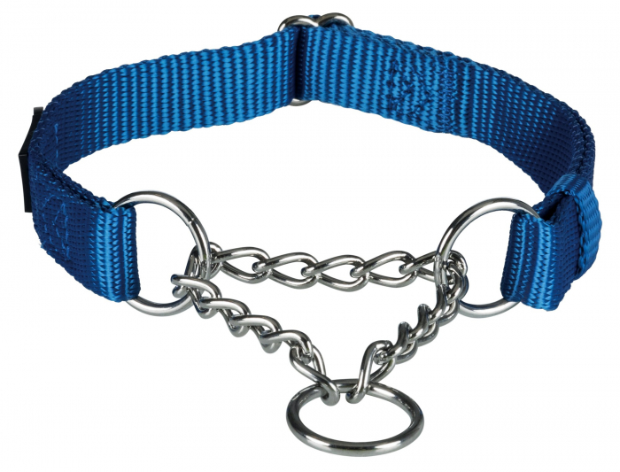 Zgarda Semistrangulanta, Premium, M-L: 35-50 cm/20 mm, Albastru, 202802	 [2]