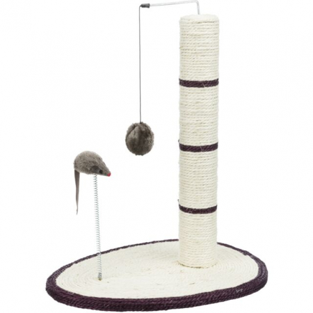 Stalp Sisal De Zgariat, Cu Jucarii, 40x30 cm/ h: 50 cm, Diverse Culori, 4306	 [1]