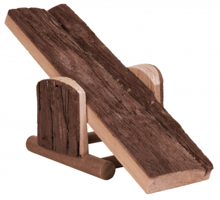 ROZATOARE - Balansoar Pentru Rozatoare, Lemn, 22x7x8 cm, 6085	