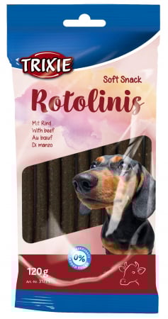 Batoane  - Recompense Pentru Caini, Batoane Moi Rotolinis Cu Vita, 12 cm, 120 g, 31771
