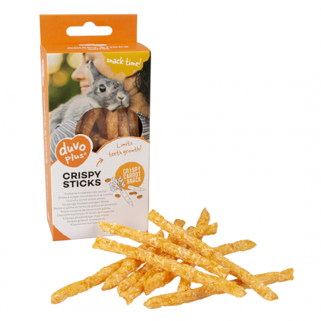 Recompense si delicii - Betisoare Crocante Pentru Rozatoare, Cu Morcov Si Portocala, 50 g, L13868