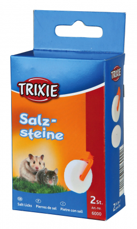 Vitamine si blocuri minerale - Bloc de Sare cu Suport Rozatoare Mici 2 buc/54 g 6000
