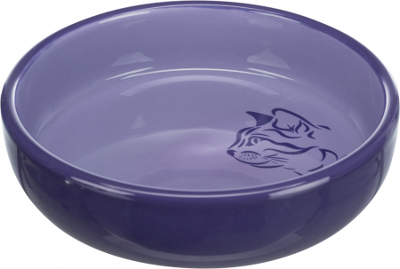 Castron Ceramic Pentru Pisici, 0.3 l/15 cm, Diferite Culori, 24779 [2]