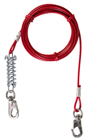 Caini/La Plimbare;;Caini;;Caini/La Plimbare/Zgarzi Lese & Hamuri;;Caini/La Plimbare/Zgarzi Lese & Hamuri/Lese;;Caini/La Plimbare/Zgarzi Lese & Hamuri/Lese/Lese Fixe;;Caini/Acasa & Auto;;Caini/Acasa &  - Cablu Cu Arc, 5 m, Pana la 50 kg, Rosu, 2291