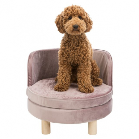 Canapea Livia Soft, 48x40 cm, Roz Antic, 37910	 [1]