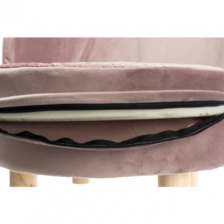 Canapea Livia Soft, 48x40 cm, Roz Antic, 37910	 [6]