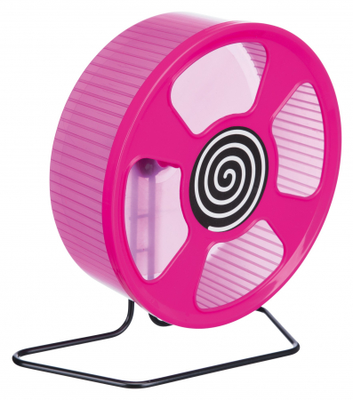 ROZATOARE - Roata De Alergare Pentru Rozatoare, Cu Suport, Plastic, 20 cm, Diverse Culori, 61010	