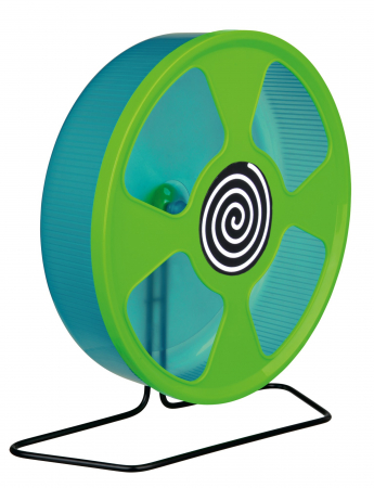 ROZATOARE - Roata De Alergare Pentru Rozatoare, Cu Suport, Plastic, 28 cm, Diverse Culori, 61011	