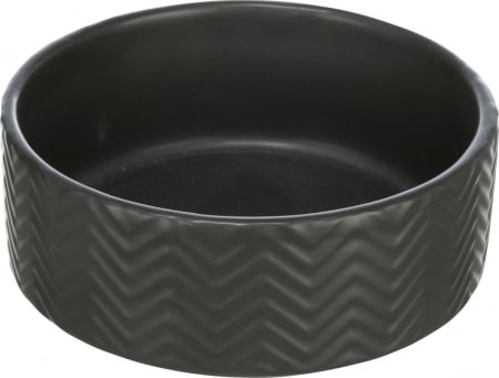 Castroane si adapatoare - Castron Ceramic, 0.4 l/13 cm, Negru, 25020