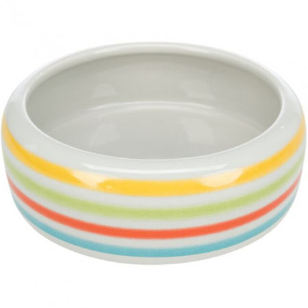 Castron Ceramic Pentru Iepuri, 500 ml/16 cm, Multicolor/Crem, 60807 [1]