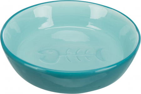 Castron Ceramic Pentru Pisici, 0.2 l/13 cm, Diferite Culori, 24492 [1]