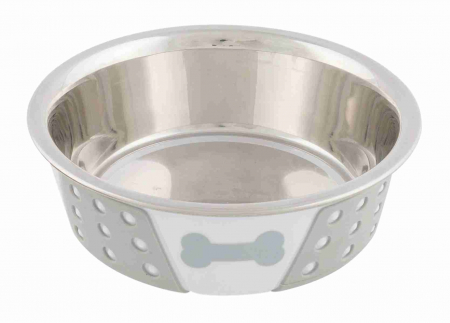 Castron Inox, 0.75 l/ 17 cm, Alb/Gri, Diverse Modele, 25256 [1]