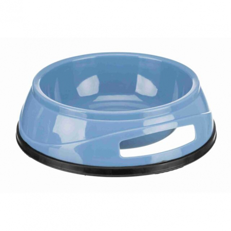 PISICI - Castron Plastic, Antiderapant, Greu, 0.5 l/14 cm, Diferite Culori, 24951