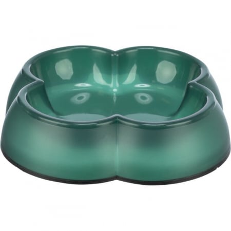Castron Plastic Pentru Pisici, Antiderapant, Transparent, 0.25 l/14 cm, Diferite Culori, 24430 [1]