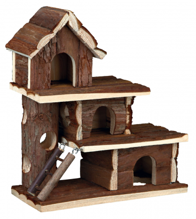 Casute si cuiburi - Casuta Pentru Rozatoare, Tammo, Lemn, 25x30x12 cm, 61708	