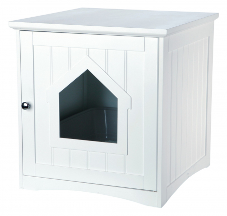 Casuta Pentru Litiera, MDF, 49x51x51 cm, Alb, 40290 [4]