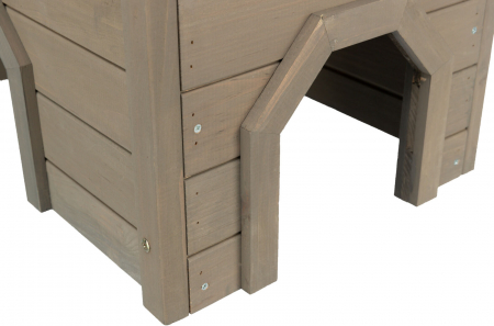 Casuta Pentru Rozatoare, 50x30x37 cm, Gri-Verzui, 62397 [3]