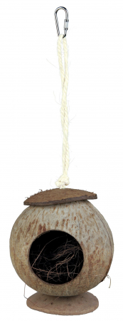 Casuta Pentru Rozatoare, Nuca De Cocos, 13x31 cm, 6209	 [1]