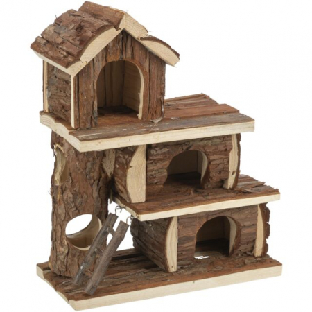 Casuta Pentru Rozatoare, Tammo, Lemn, 25x30x12 cm, 61708	 [1]