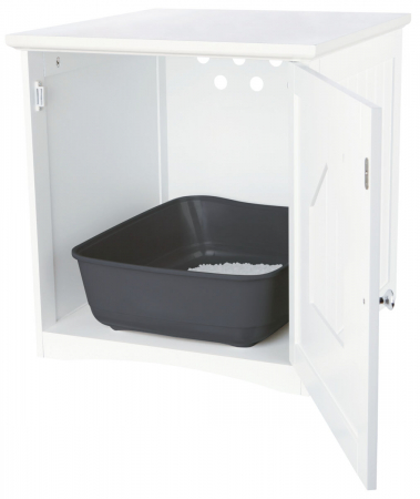 Casuta Pentru Litiera, MDF, 49x51x51 cm, Alb, 40290 [2]