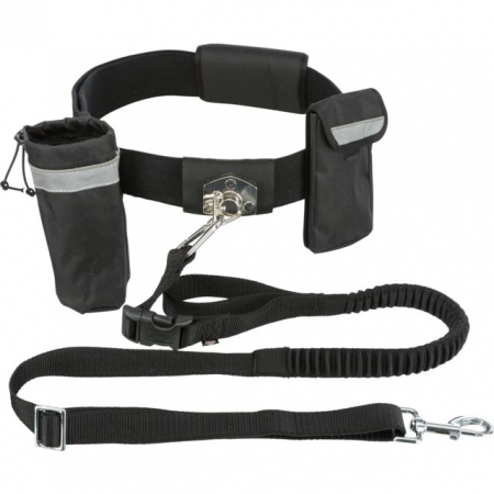 Centura Cu Lesa Pentru Jogging, 1.00-1.35 m/25 mm, Pana la 40 kg, Negru, 1275 [1]