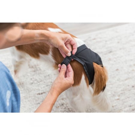 Chiloti Protectivi Pentru Caini, L: 50-59 cm, Negru 23494	 [5]