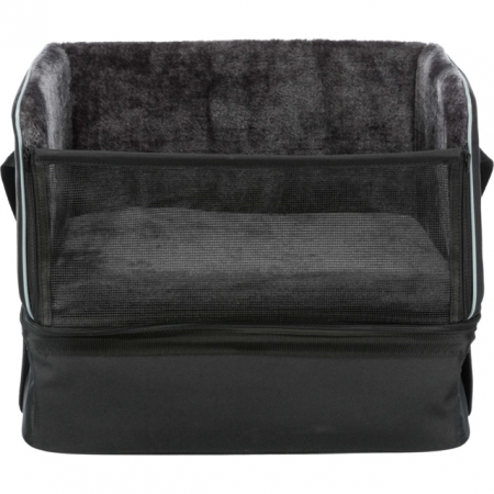 Scaun Auto Pentru Caini, 45x38x37 cm, Pana la 8 kg, Negru, 1322	 [1]