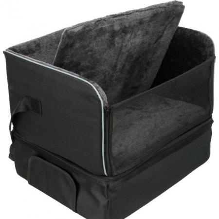 Scaun Auto Pentru Caini, 45x38x37 cm, Pana la 8 kg, Negru, 1322	 [4]