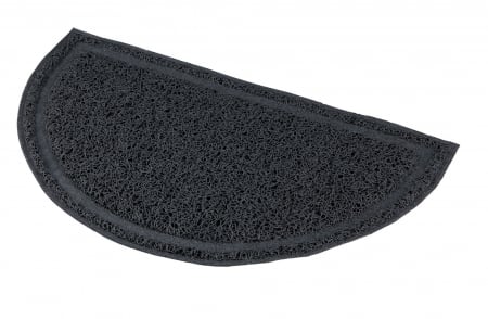 Covoras In Fata Litierei, Forma Semicircular, PVC, 41x25 cm, Antracit, 40385 [1]