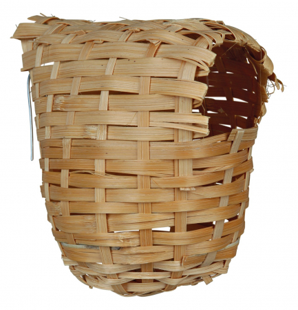Cuiburi - Cuib De Bambus Pentru Pasari, 12x15 cm, 5605	
