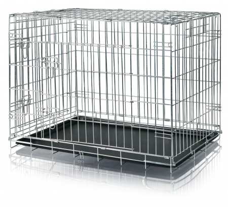Custi si genti de transport - Cusca Metalica Pentru Caini, M-L: 93x69x62 cm, 3924	