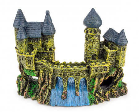 Decor Pentru Acvariu, Castel Cu Pod, 16x6x12.5 cm, R005 [1]