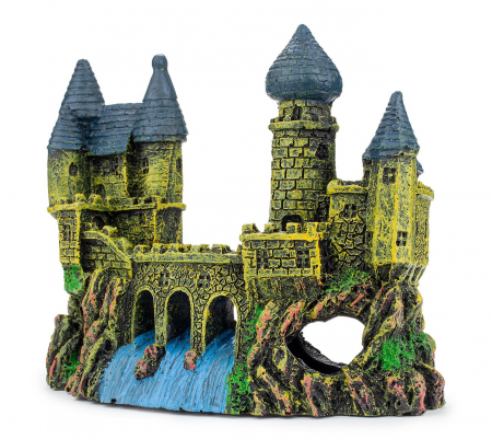 Decor Pentru Acvariu, Castel Cu Pod, 16x6x12.5 cm, R005 [2]