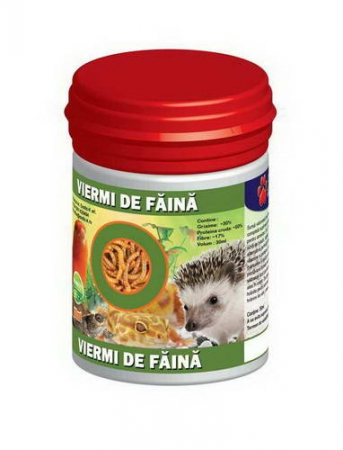 Pasari;;Pasari/Hrana si Vitamine;;Rozatoare;;Rozatoare/Hrana & Vitamine;;Reptile;;Reptile/Hrana & Vitamine;;Reptile/Hrana & Vitamine/Hrana Reptile;;Reptile/Hrana & Vitamine/Hrana Broaste Testoase;;Pas - Exo - Viermi de Faina Uscat 30 ml