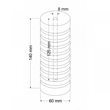 Burete Rezerva Pentru Filtru U-Jet 3, 14x6 cm, C070 [2]