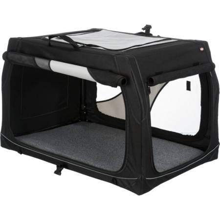 Geanta Transport Auto/Cazare Caini, Vario, S: 61x43x46 cm, Negru/Gri, 39721	 [1]