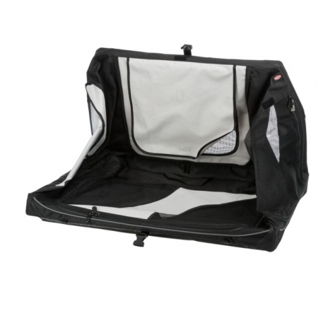 Geanta Transport Auto/Cazare Caini, Vario, S: 61x43x46 cm, Negru/Gri, 39721	 [4]