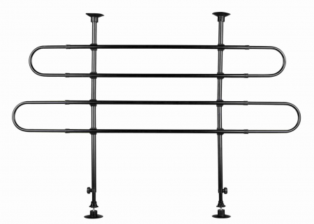 Grilaj Auto Portbagaj, Latime: 85-140 cm/ Inaltime: 75-110 cm, Negru, 1316	 [1]